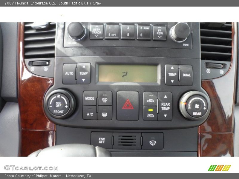 South Pacific Blue / Gray 2007 Hyundai Entourage GLS