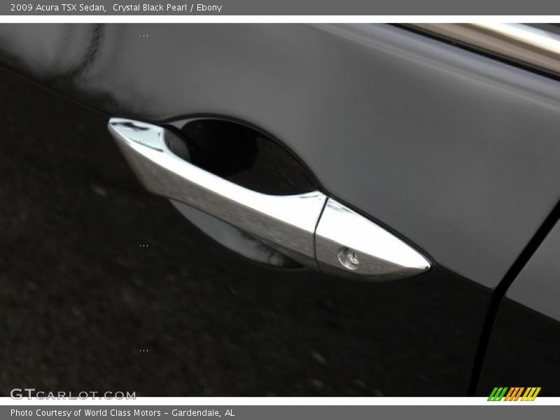 Crystal Black Pearl / Ebony 2009 Acura TSX Sedan