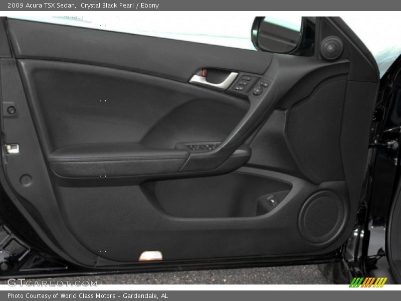 Crystal Black Pearl / Ebony 2009 Acura TSX Sedan