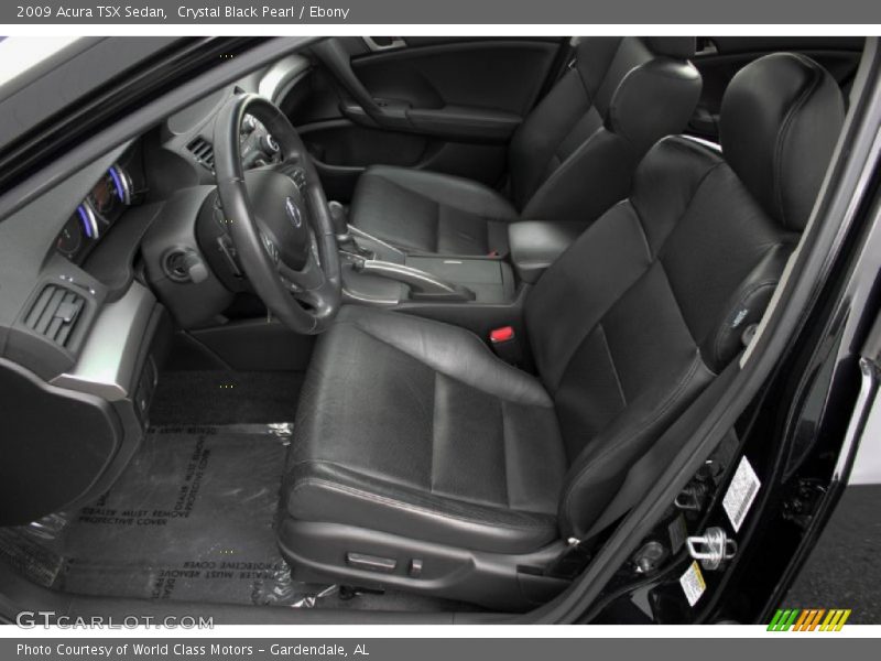 Crystal Black Pearl / Ebony 2009 Acura TSX Sedan
