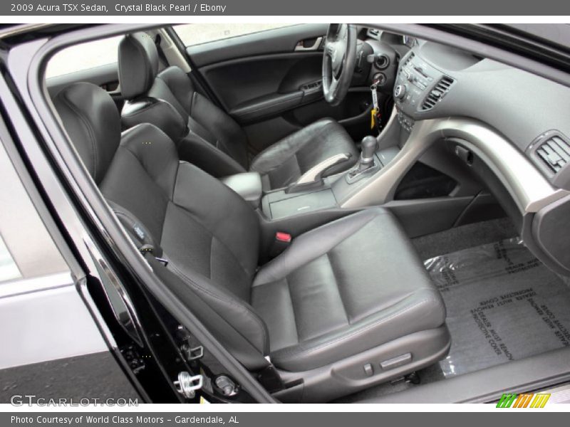 Crystal Black Pearl / Ebony 2009 Acura TSX Sedan