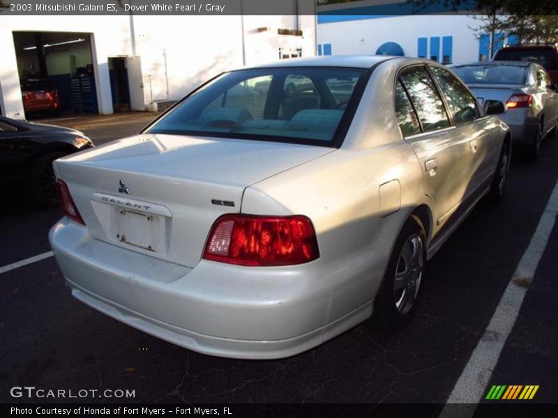 Dover White Pearl / Gray 2003 Mitsubishi Galant ES