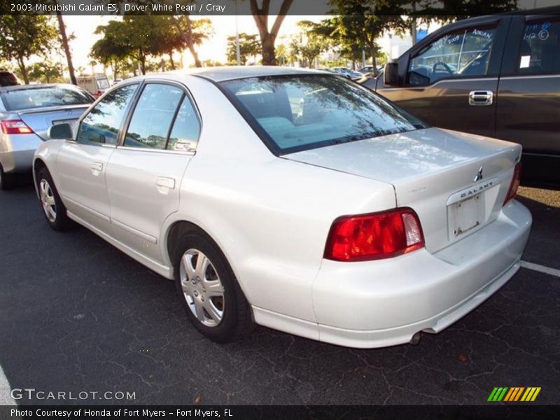 Dover White Pearl / Gray 2003 Mitsubishi Galant ES