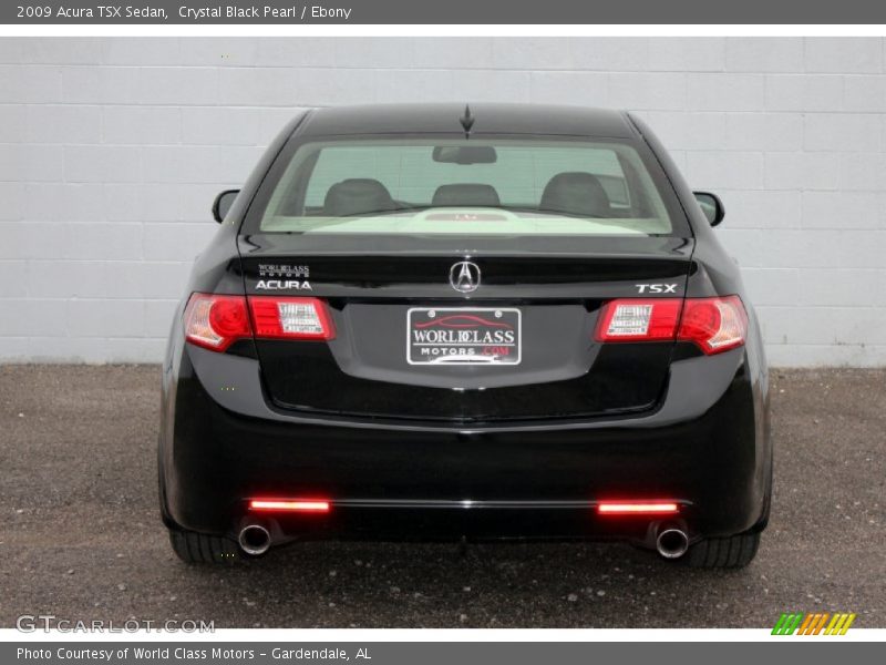 Crystal Black Pearl / Ebony 2009 Acura TSX Sedan