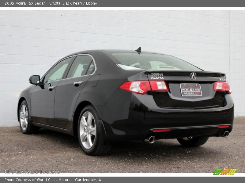 Crystal Black Pearl / Ebony 2009 Acura TSX Sedan