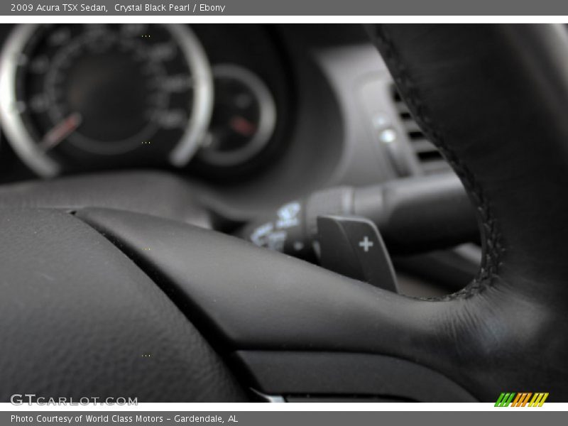 Crystal Black Pearl / Ebony 2009 Acura TSX Sedan