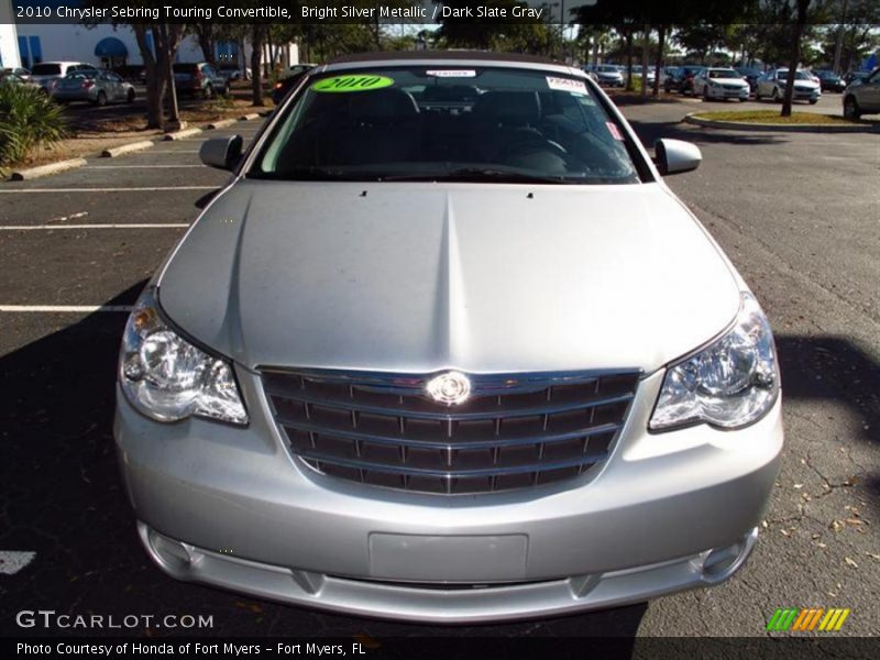 Bright Silver Metallic / Dark Slate Gray 2010 Chrysler Sebring Touring Convertible