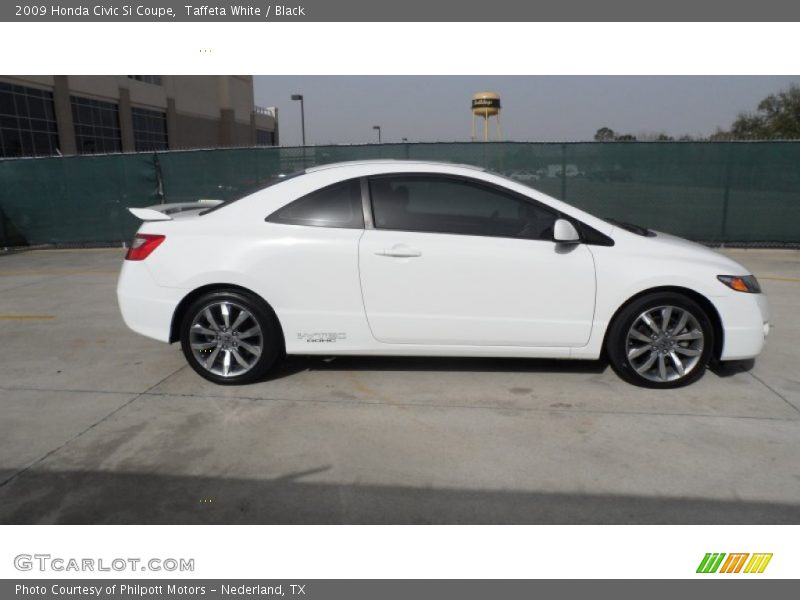 Taffeta White / Black 2009 Honda Civic Si Coupe