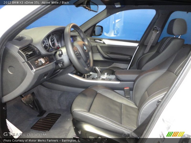  2012 X3 xDrive 35i Black Interior
