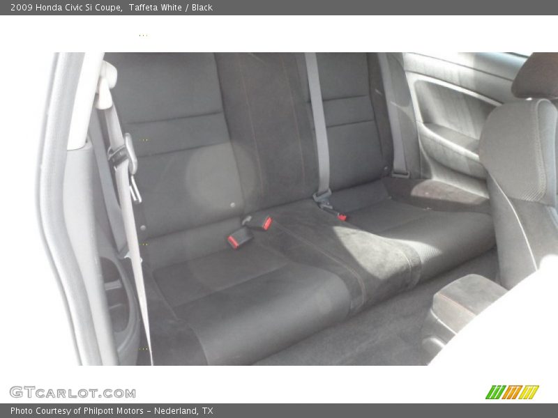 Taffeta White / Black 2009 Honda Civic Si Coupe