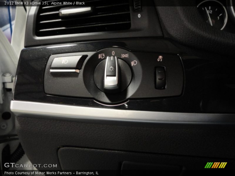 Alpine White / Black 2012 BMW X3 xDrive 35i