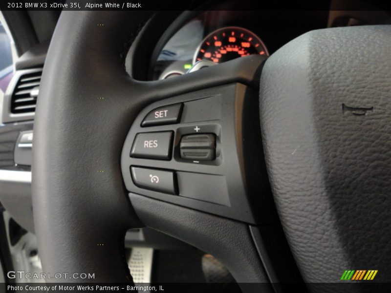 Controls of 2012 X3 xDrive 35i