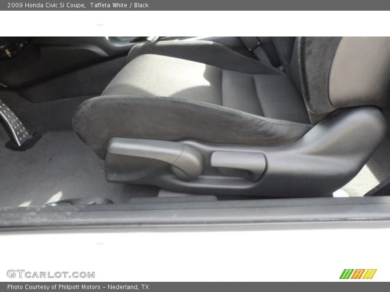 Taffeta White / Black 2009 Honda Civic Si Coupe