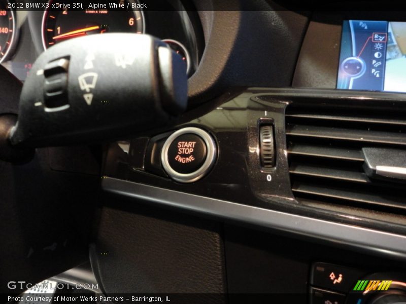 Alpine White / Black 2012 BMW X3 xDrive 35i