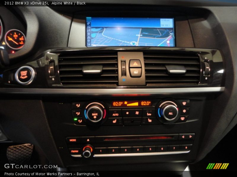 Alpine White / Black 2012 BMW X3 xDrive 35i