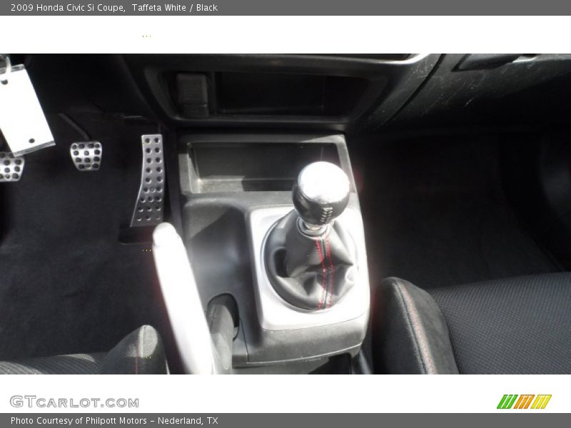 Taffeta White / Black 2009 Honda Civic Si Coupe