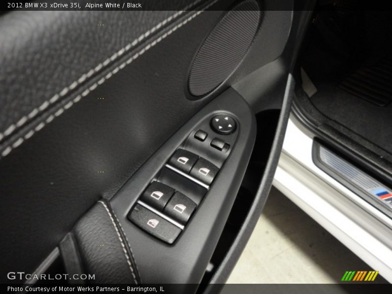 Alpine White / Black 2012 BMW X3 xDrive 35i