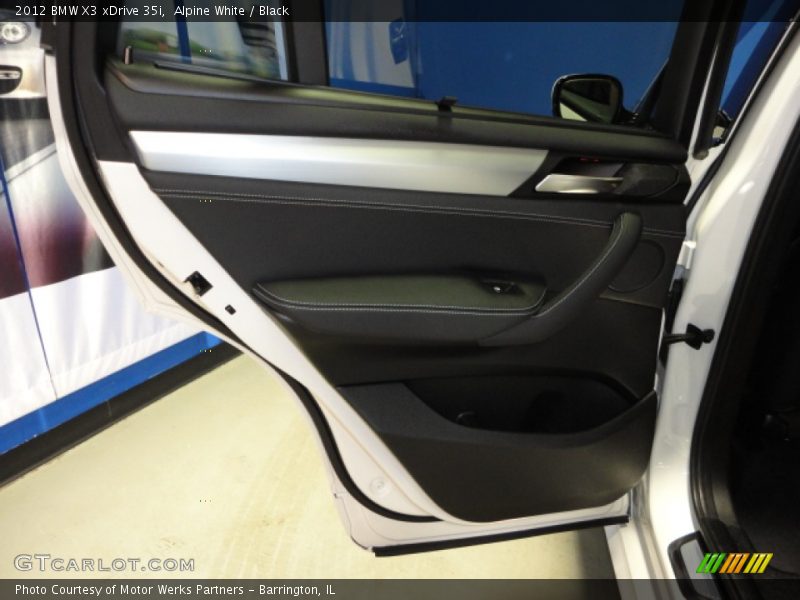 Alpine White / Black 2012 BMW X3 xDrive 35i