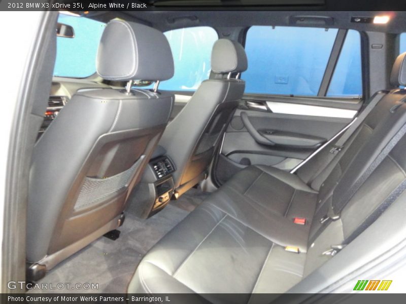 Alpine White / Black 2012 BMW X3 xDrive 35i