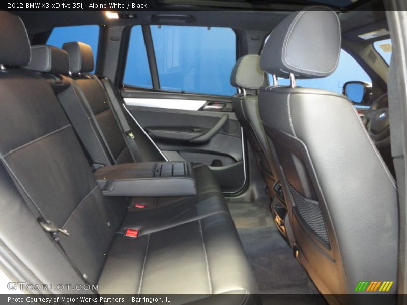 Alpine White / Black 2012 BMW X3 xDrive 35i
