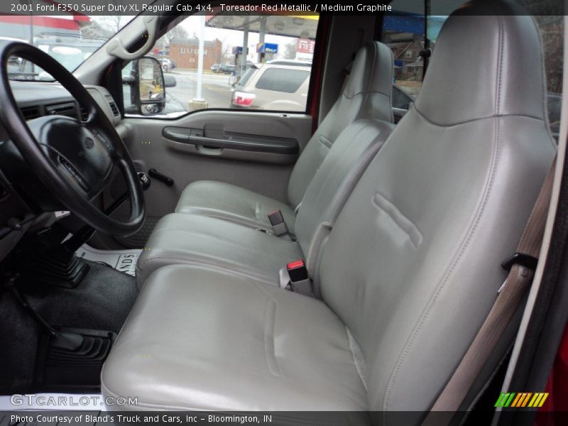 Toreador Red Metallic / Medium Graphite 2001 Ford F350 Super Duty XL Regular Cab 4x4
