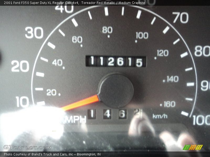Toreador Red Metallic / Medium Graphite 2001 Ford F350 Super Duty XL Regular Cab 4x4