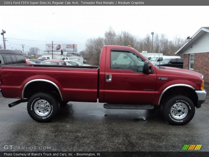 Toreador Red Metallic / Medium Graphite 2001 Ford F350 Super Duty XL Regular Cab 4x4