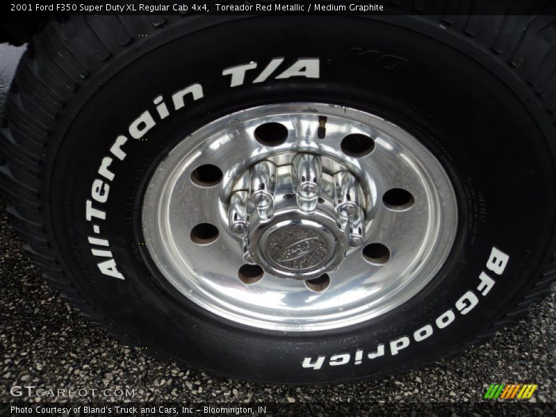 Toreador Red Metallic / Medium Graphite 2001 Ford F350 Super Duty XL Regular Cab 4x4