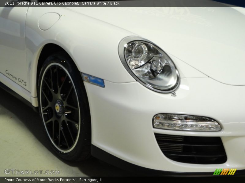 Carrara White / Black 2011 Porsche 911 Carrera GTS Cabriolet