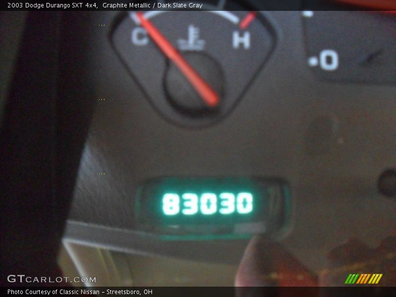 Graphite Metallic / Dark Slate Gray 2003 Dodge Durango SXT 4x4