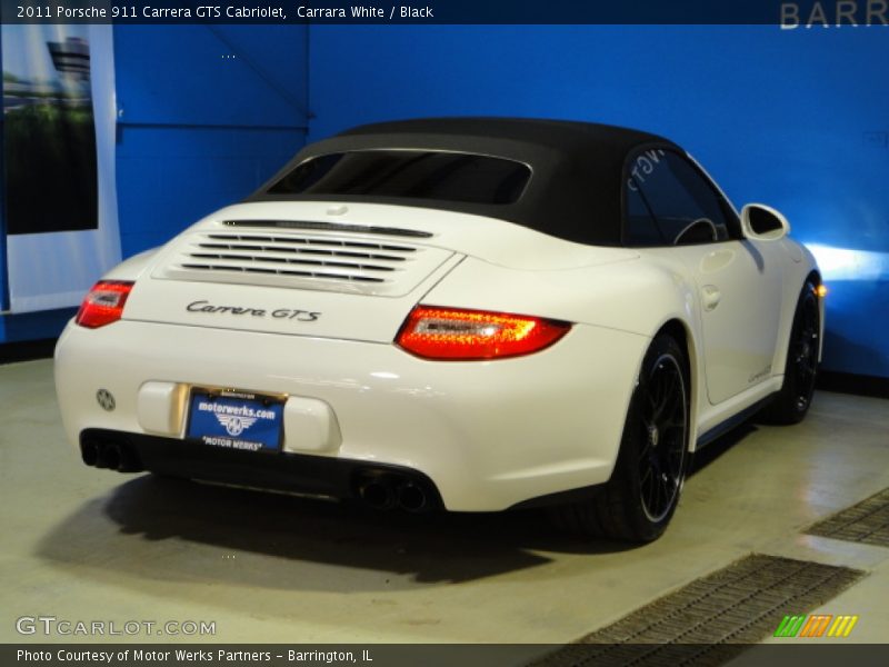 Carrara White / Black 2011 Porsche 911 Carrera GTS Cabriolet