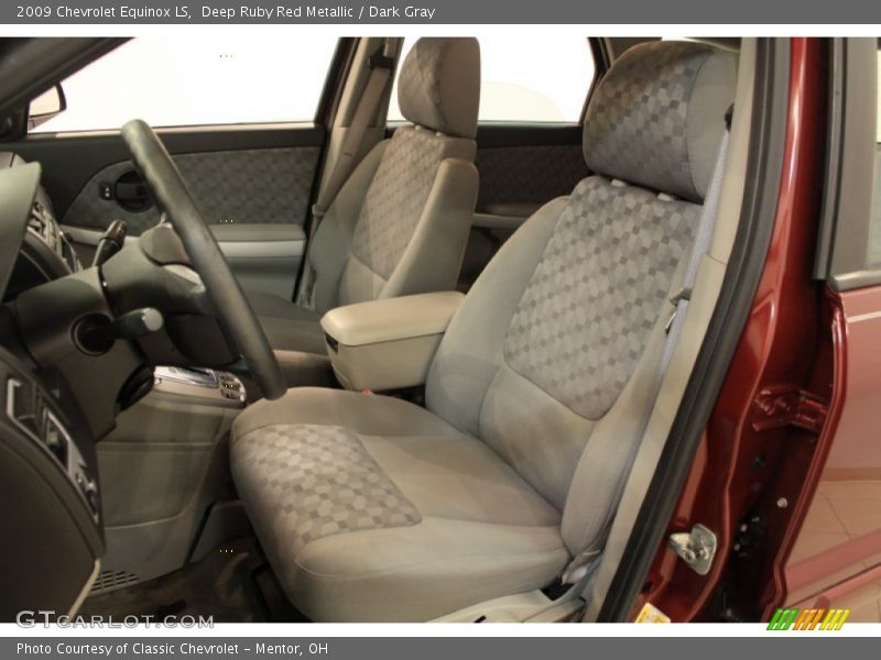 Deep Ruby Red Metallic / Dark Gray 2009 Chevrolet Equinox LS