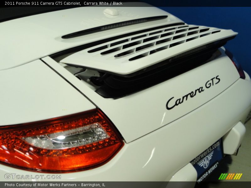 Carrara White / Black 2011 Porsche 911 Carrera GTS Cabriolet