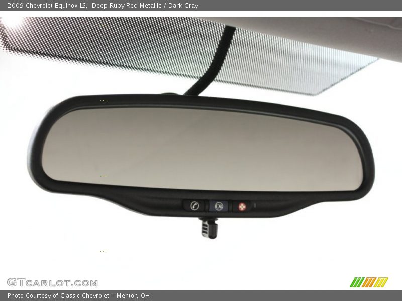 Deep Ruby Red Metallic / Dark Gray 2009 Chevrolet Equinox LS