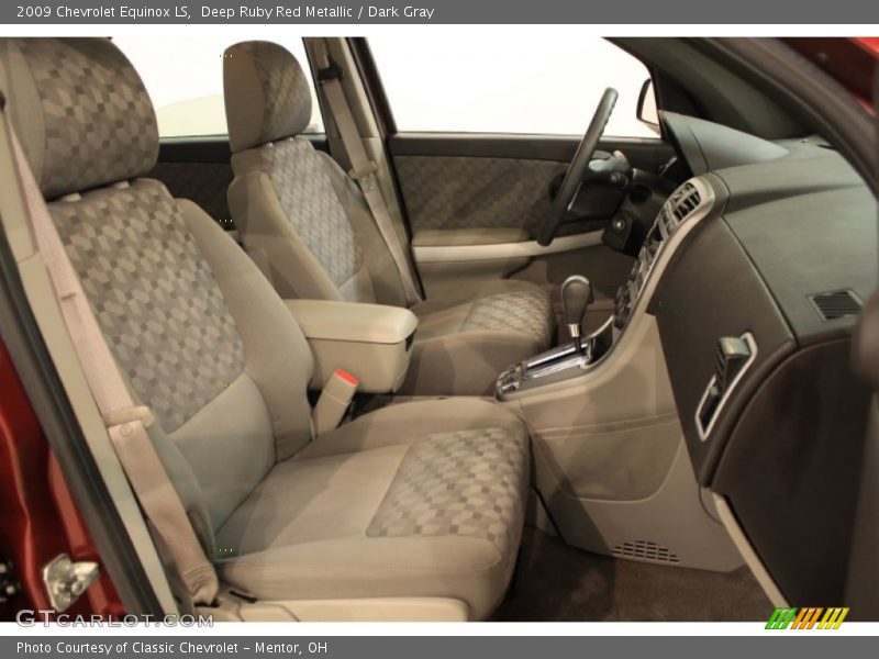 Deep Ruby Red Metallic / Dark Gray 2009 Chevrolet Equinox LS