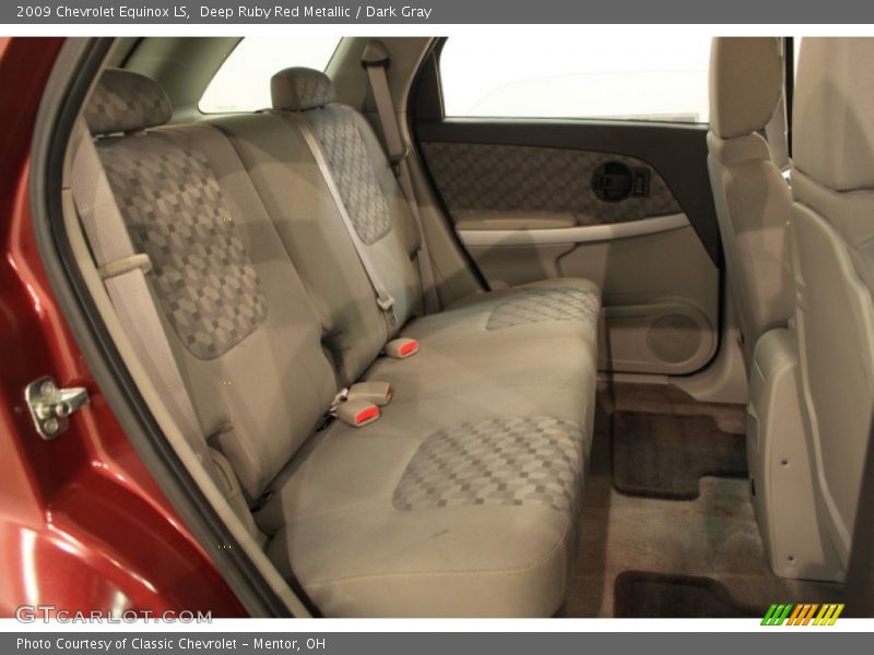 Deep Ruby Red Metallic / Dark Gray 2009 Chevrolet Equinox LS