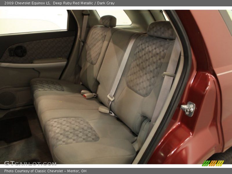 Deep Ruby Red Metallic / Dark Gray 2009 Chevrolet Equinox LS