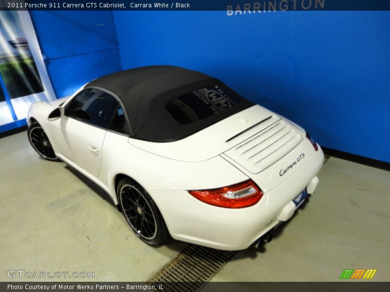 Carrara White / Black 2011 Porsche 911 Carrera GTS Cabriolet