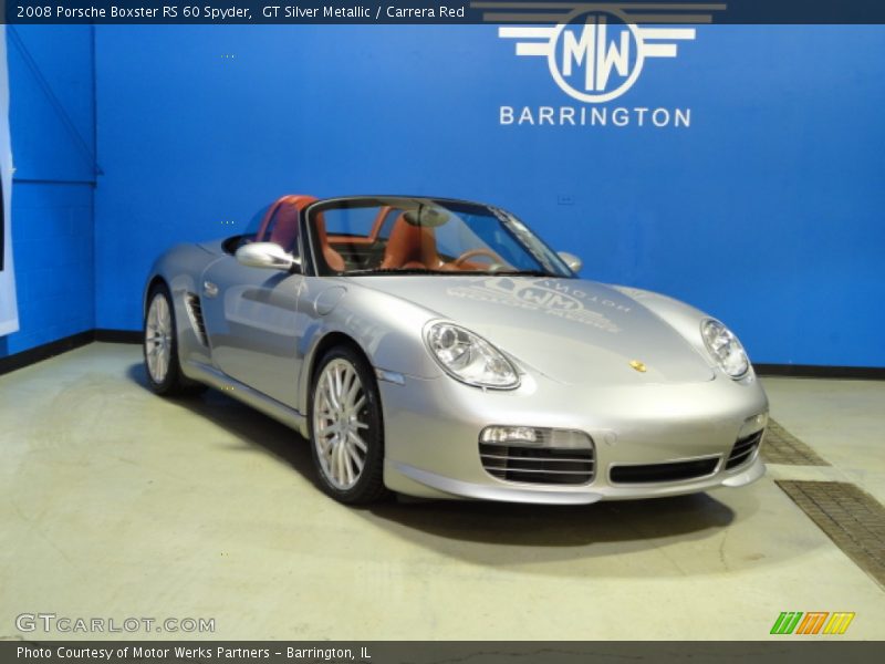 GT Silver Metallic / Carrera Red 2008 Porsche Boxster RS 60 Spyder
