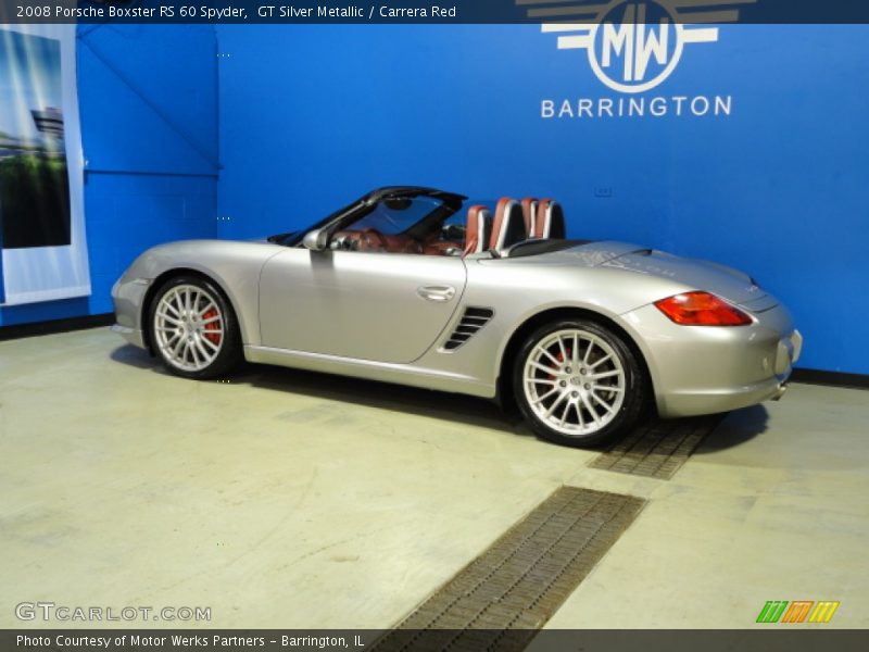 GT Silver Metallic / Carrera Red 2008 Porsche Boxster RS 60 Spyder