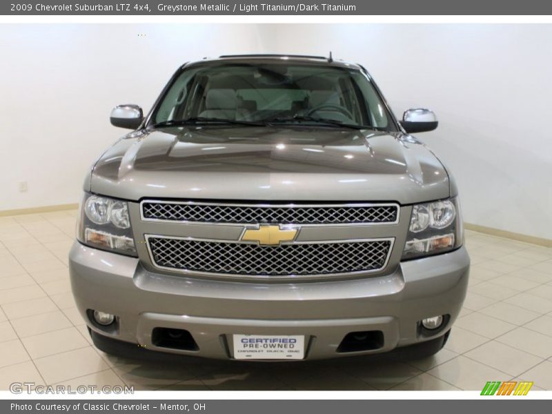Greystone Metallic / Light Titanium/Dark Titanium 2009 Chevrolet Suburban LTZ 4x4