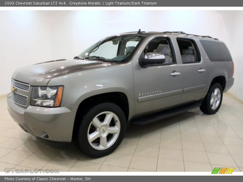 Greystone Metallic / Light Titanium/Dark Titanium 2009 Chevrolet Suburban LTZ 4x4