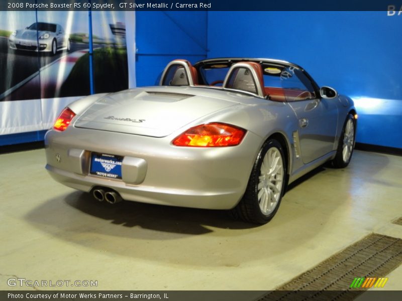 GT Silver Metallic / Carrera Red 2008 Porsche Boxster RS 60 Spyder