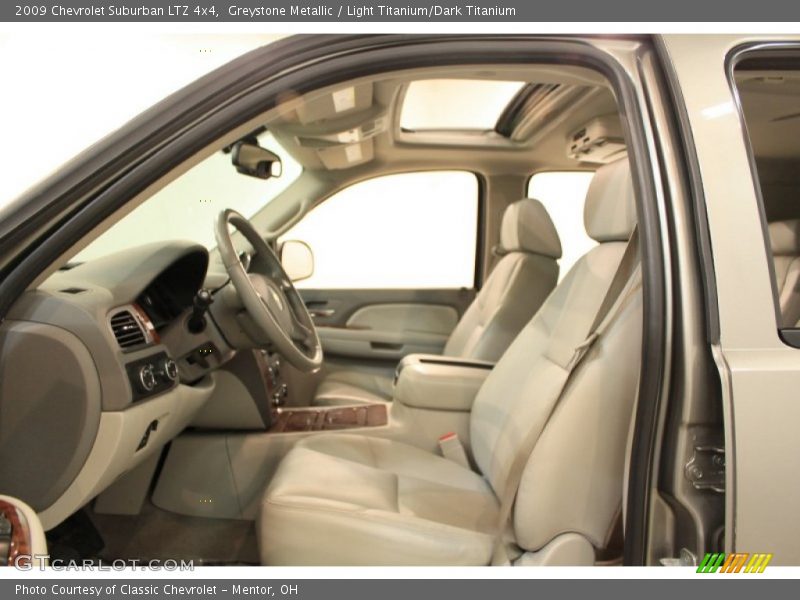 Greystone Metallic / Light Titanium/Dark Titanium 2009 Chevrolet Suburban LTZ 4x4