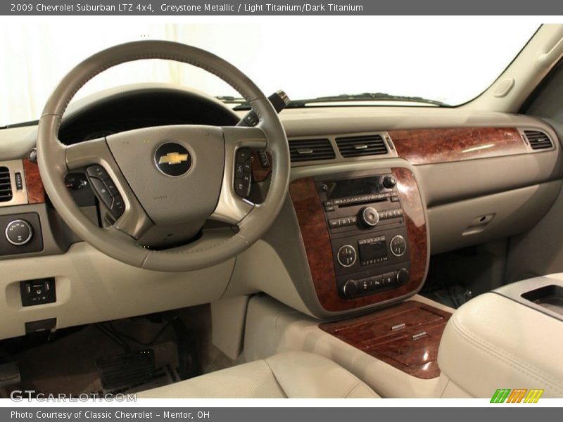 Greystone Metallic / Light Titanium/Dark Titanium 2009 Chevrolet Suburban LTZ 4x4
