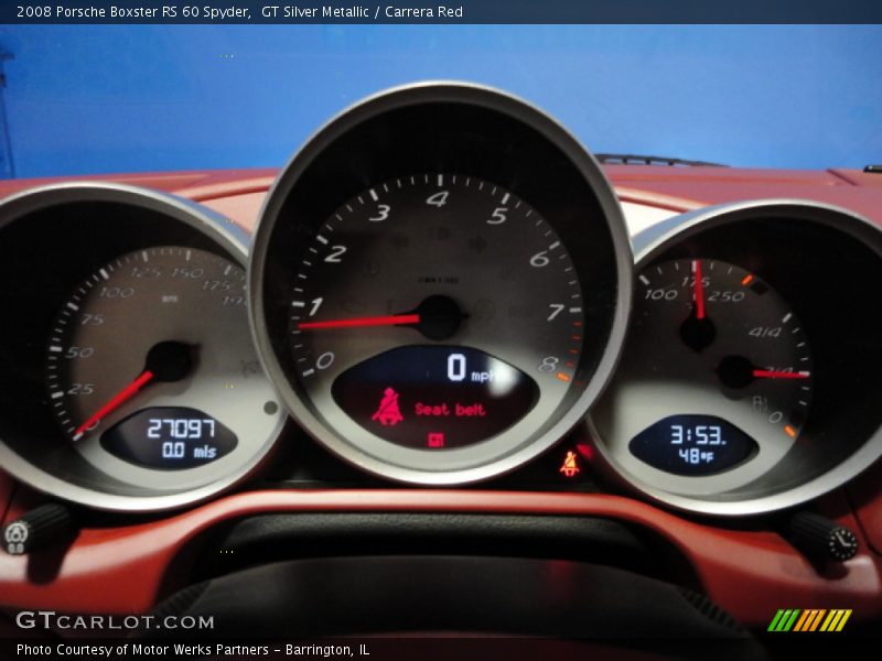  2008 Boxster RS 60 Spyder RS 60 Spyder Gauges