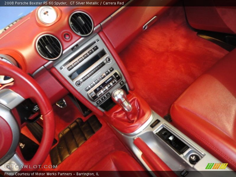 GT Silver Metallic / Carrera Red 2008 Porsche Boxster RS 60 Spyder
