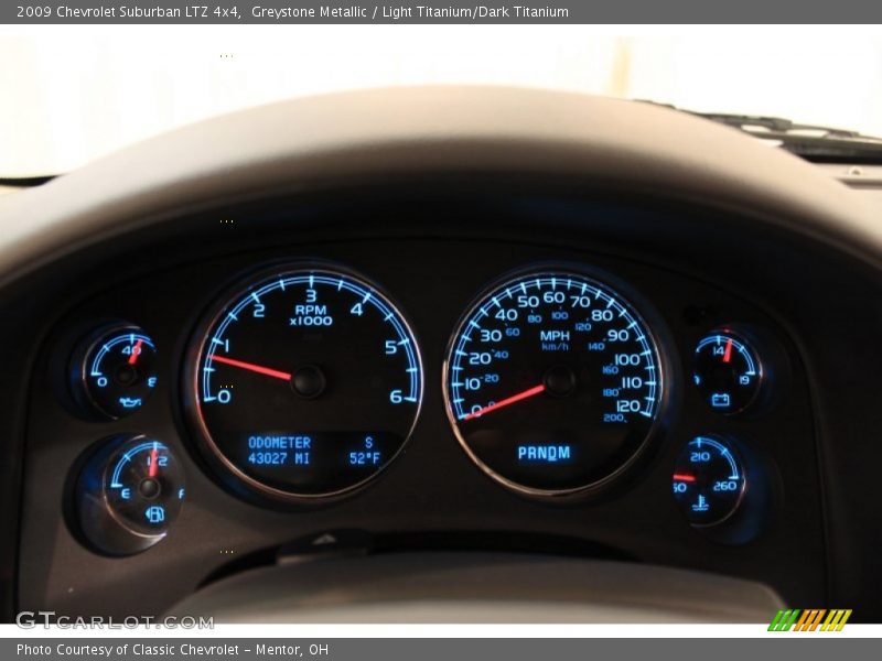 Greystone Metallic / Light Titanium/Dark Titanium 2009 Chevrolet Suburban LTZ 4x4