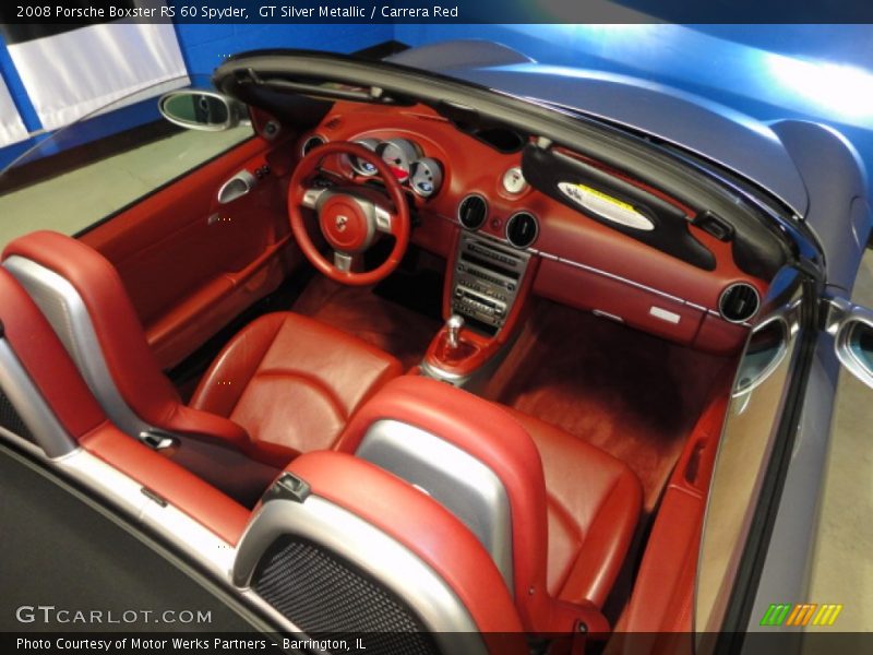 GT Silver Metallic / Carrera Red 2008 Porsche Boxster RS 60 Spyder