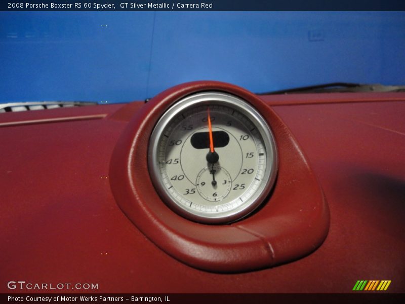 GT Silver Metallic / Carrera Red 2008 Porsche Boxster RS 60 Spyder